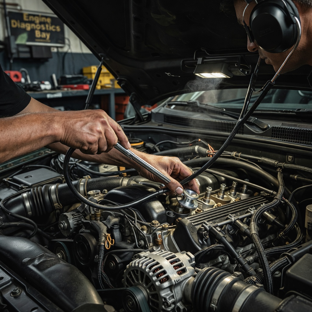 Automotive stethoscope diagnostic tool